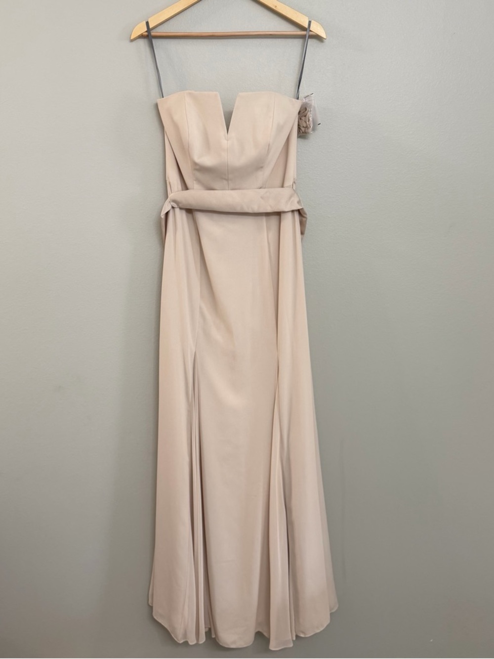 Vera Wang Strapless Bridesmaid Dress